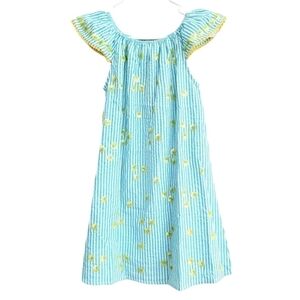 NWT Beautiful Teal Yellow Marsala kids Embellished Sun Dress